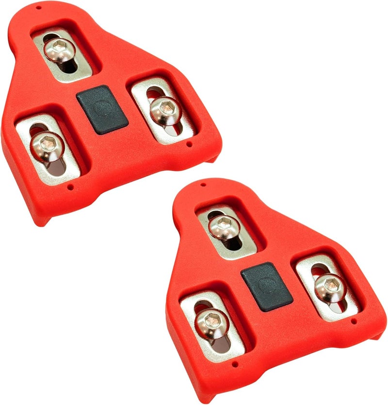 TrubliFit Replacement Bike Cleats Compatible with Look Delta and Peloton Shoes, Cleats for Cycling Shoes, Adjustable 9 Degree Float, Allen Key Bolts, Indoor & Road Cycling, Replacement Peloton Shoe Cleats - Image 1